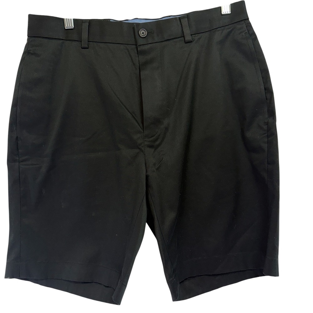 Brooks Brothers Mens sz32 Advantage Chino Shorts Black Cotton‎ Stretch (E31)